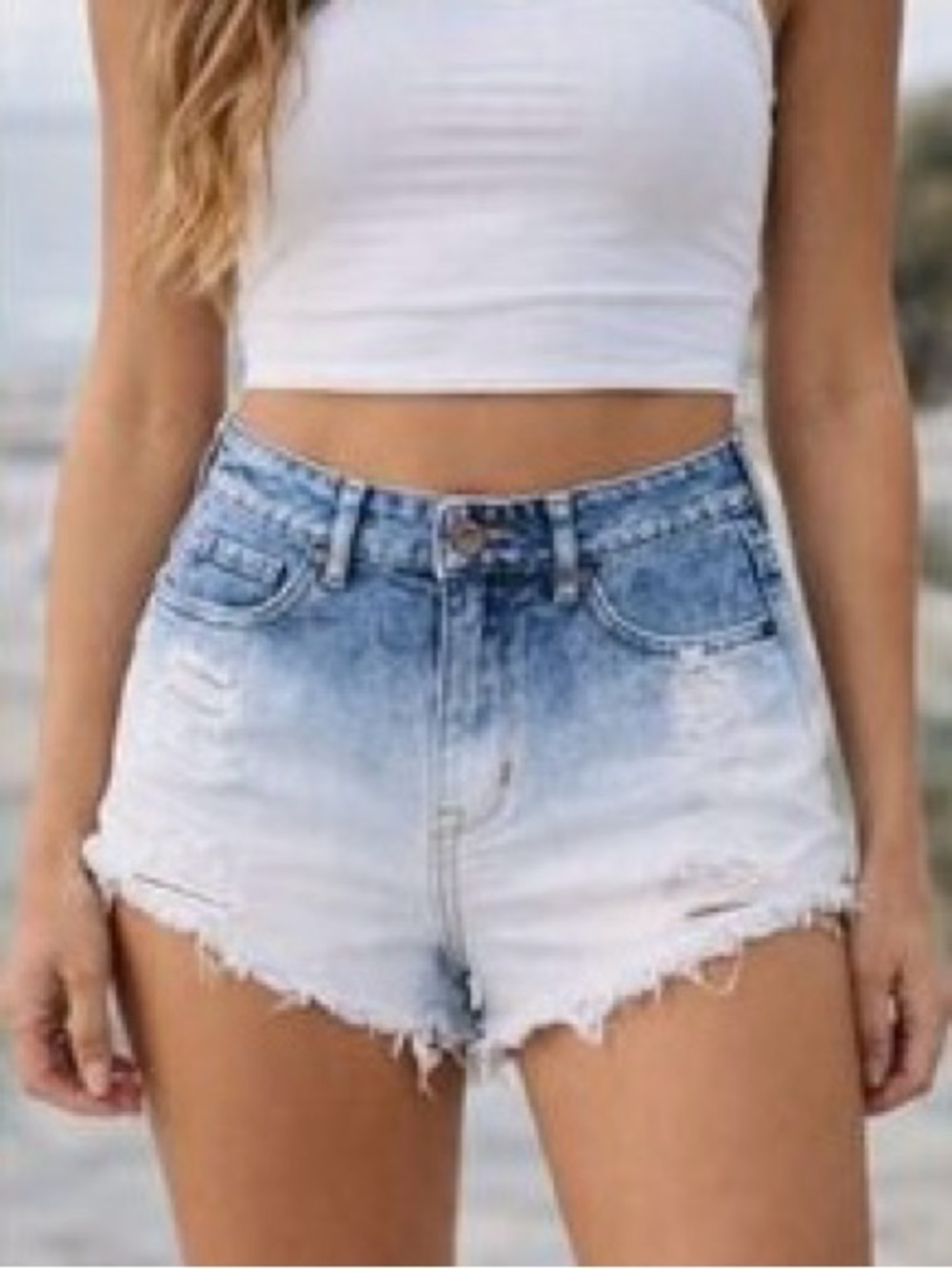 Bullhead Two Toned High Waisted Shorts Size 3